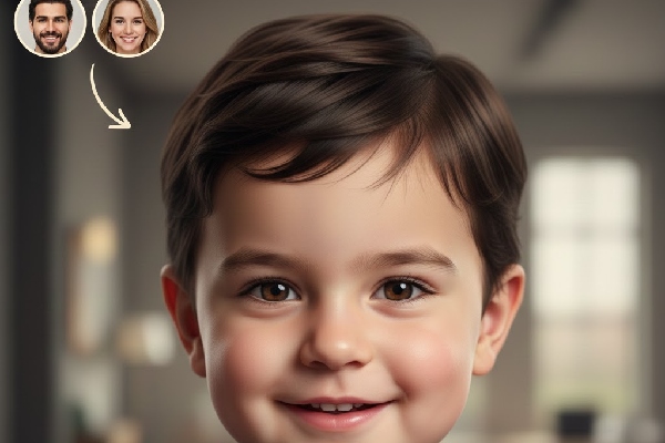 عکس بچه آینده با هوش مصنوعی رایگان